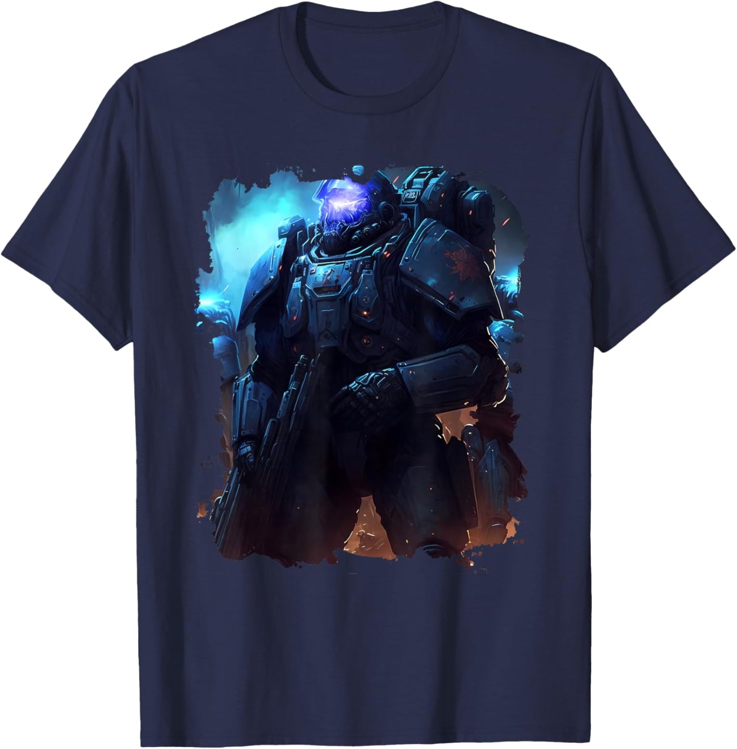 Heroes in Space The Epic Space Marines , black T-Shirt - T-Shirt | Navy