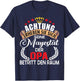 Achtung seine Majestät der Opa Spruch Vatertag Geburtstag T-Shirt - T-Shirt | Navy