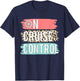 Control On Cruise Leopard Funny Summer Vacation Family Women T-Shirt - T-Shirt | Navy