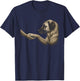 Anatolian Shepherd Dog Lover Paw Artwork Design T-Shirt - T-Shirt | Navy