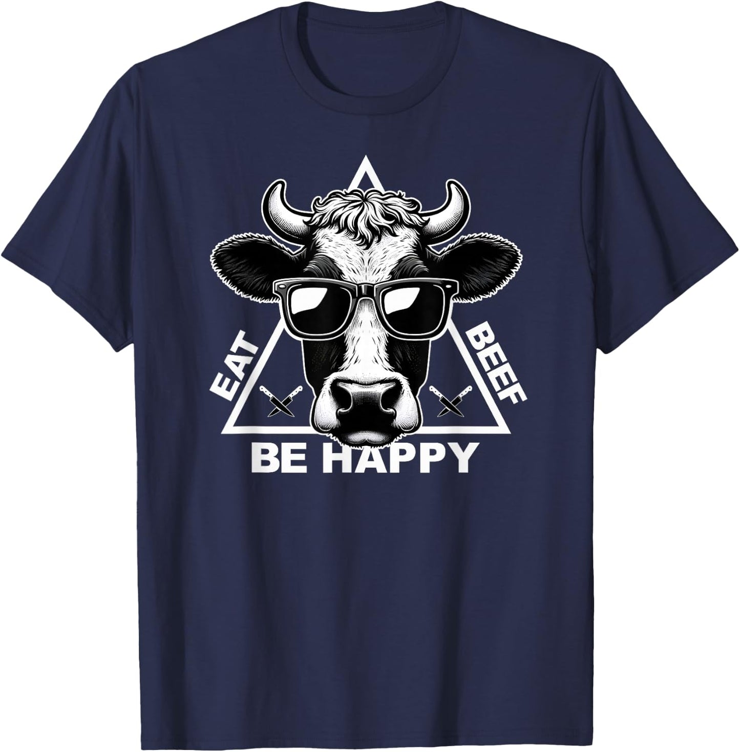 Meat Lover Carnivore Diet Cow Steak Eat Beef Carnivore T-Shirt - T-Shirt | Navy