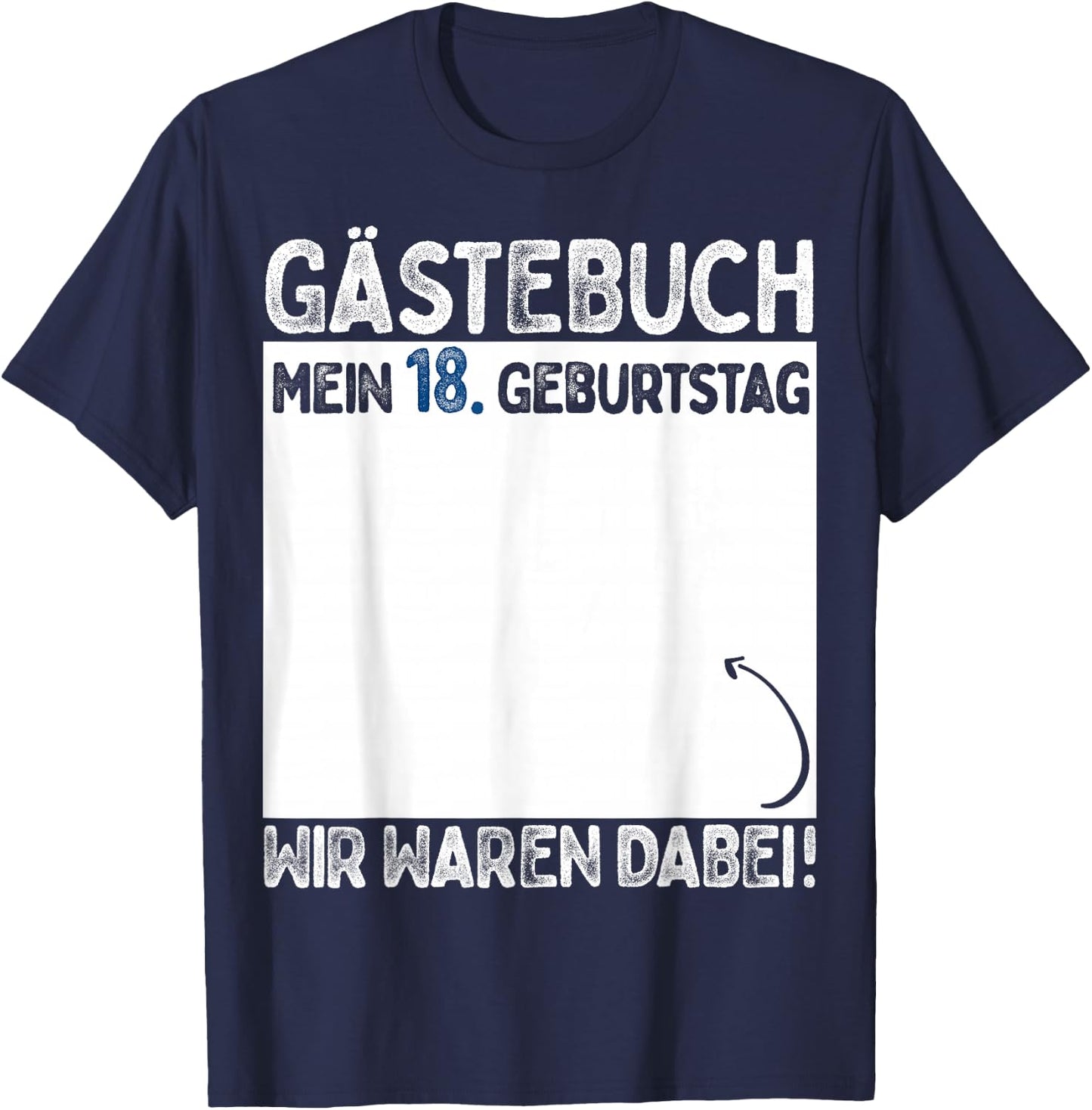 18th Birthday Boy Girl 18 Years 2006 Funny Gift , black T-Shirt - T-Shirt | Navy
