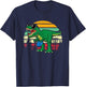 Frisbees Dino Cute T Rex Dinosaur Kids Boys Disc Golf Gift T-Shirt - T-Shirt | Navy