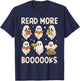 Groovy Halloween Ghost Read More Boooooks Librarian Teacher Women Kids T-Shirt - T-Shirt | Navy