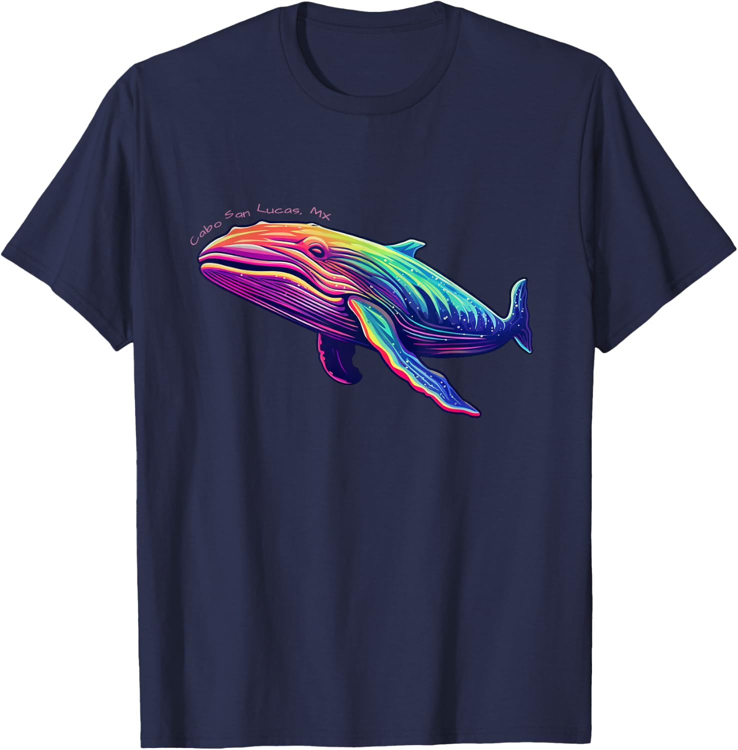 Cabo San Lucas MX Cosmic-Whale T-Shirt - T-Shirt | Navy