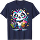Panda Kawaii Boba Bubble Tea Anime Cute For Kids T-Shirt - T-Shirt | Navy