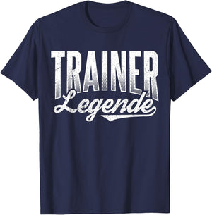 Trainerlegende Trainer Coach Sportler Sport Bester Coach T-Shirt - T-Shirt | Navy