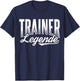 Trainerlegende Trainer Coach Sportler Sport Bester Coach T-Shirt - T-Shirt | Navy