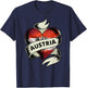 Österreich Flagge Fan Österreichische Flagge Patriot Austria T-Shirt - T-Shirt | Navy