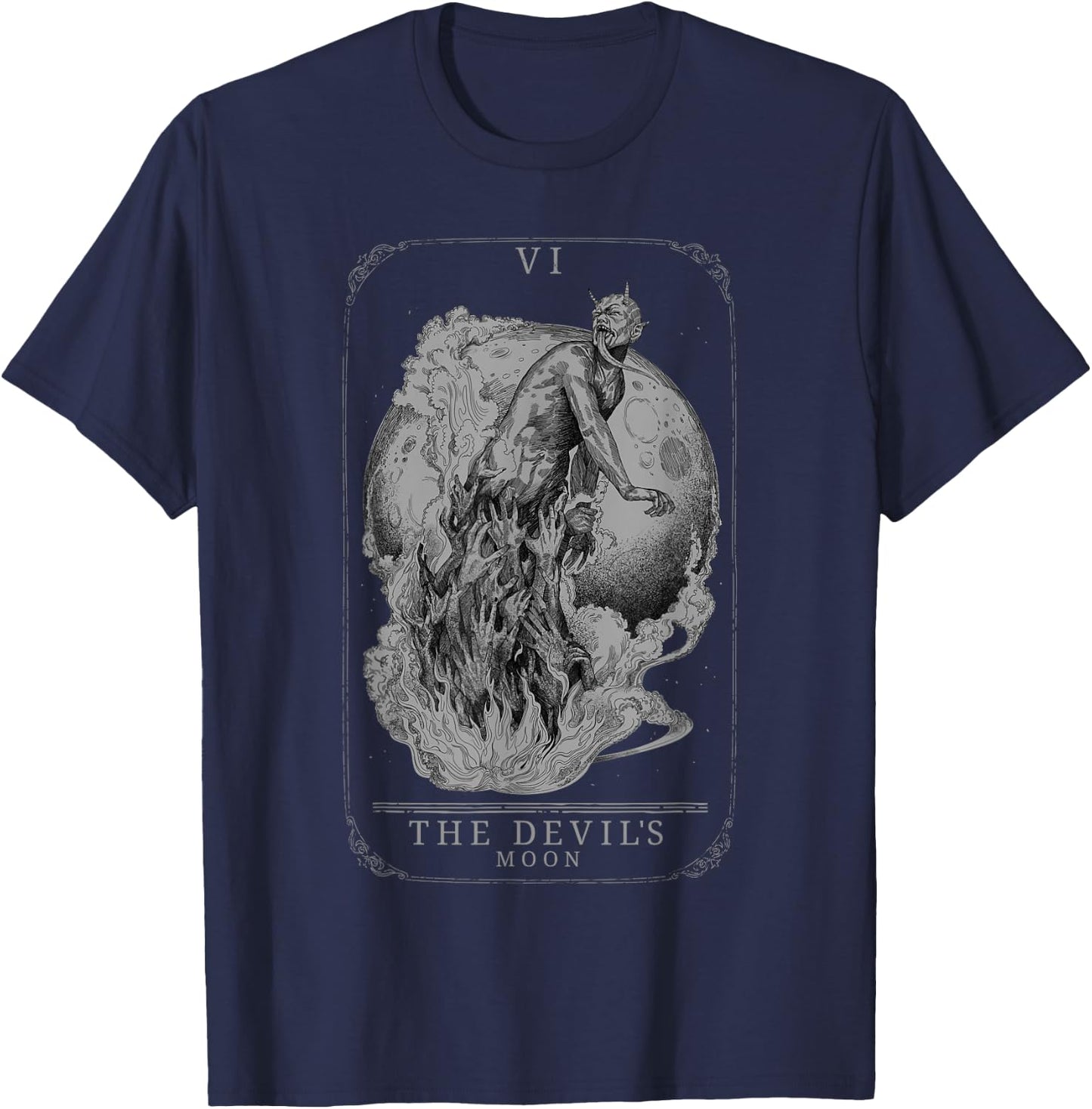 Hunt: Showdown Devil's Moon T-Shirt - T-Shirt | Navy