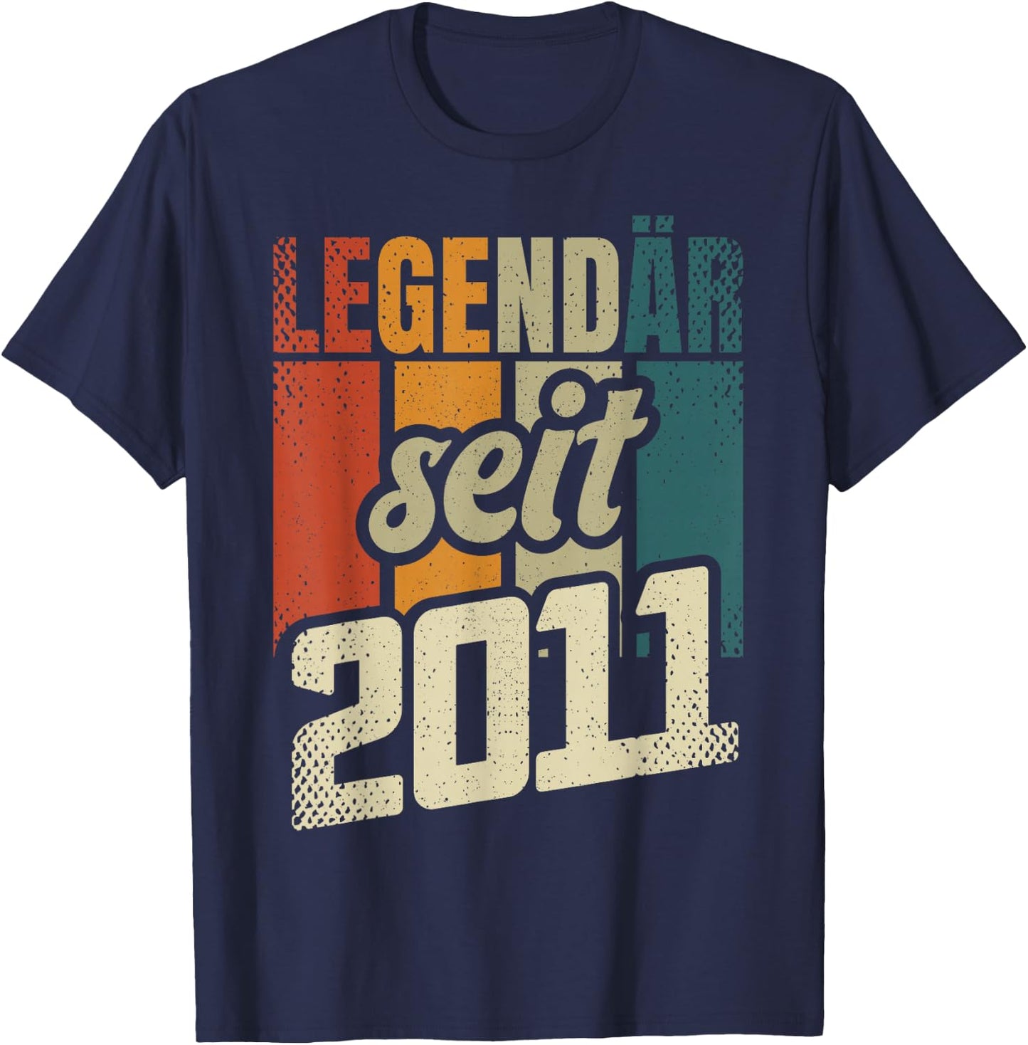 15. Geburtstag Junge Mädchen 15 Jahre 2011 Geschenk Lustig T-Shirt - T-Shirt | Navy