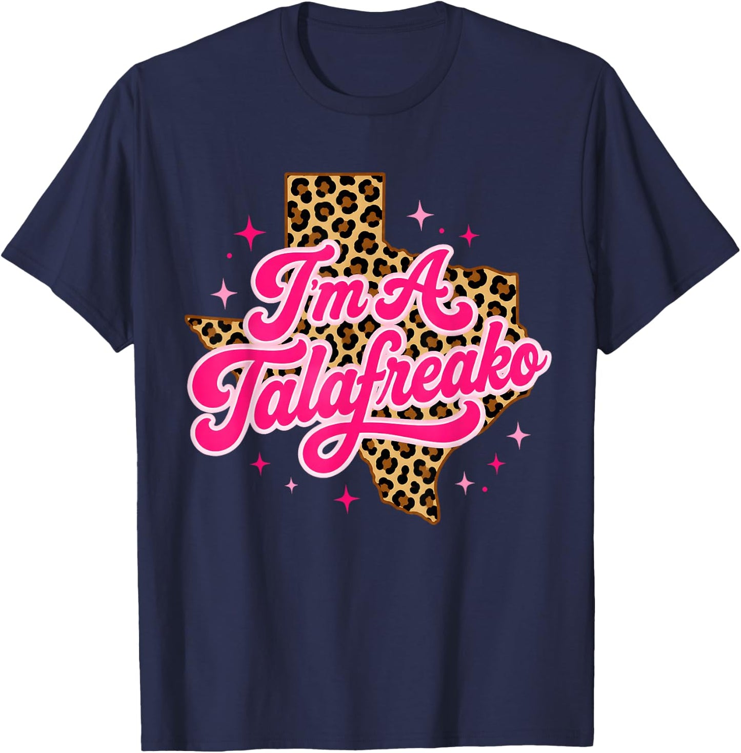 I'm a Talafreako Leopard Women T-Shirt - T-Shirt | Navy