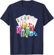 King Poker King Lady Card Casino Chip Gambling Casino T-Shirt - T-Shirt | Navy