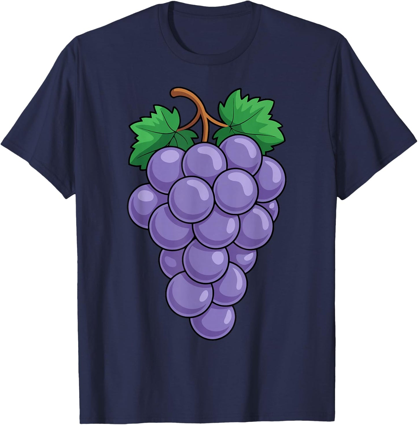 Chemise Raisins pour Adulte, Homme, Femme, Enfant, Violet Raisin T-Shirt - T-Shirt | Navy