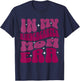 Groovy In My Kindergarten Mom Era Retro T-Shirt - T-Shirt | Navy