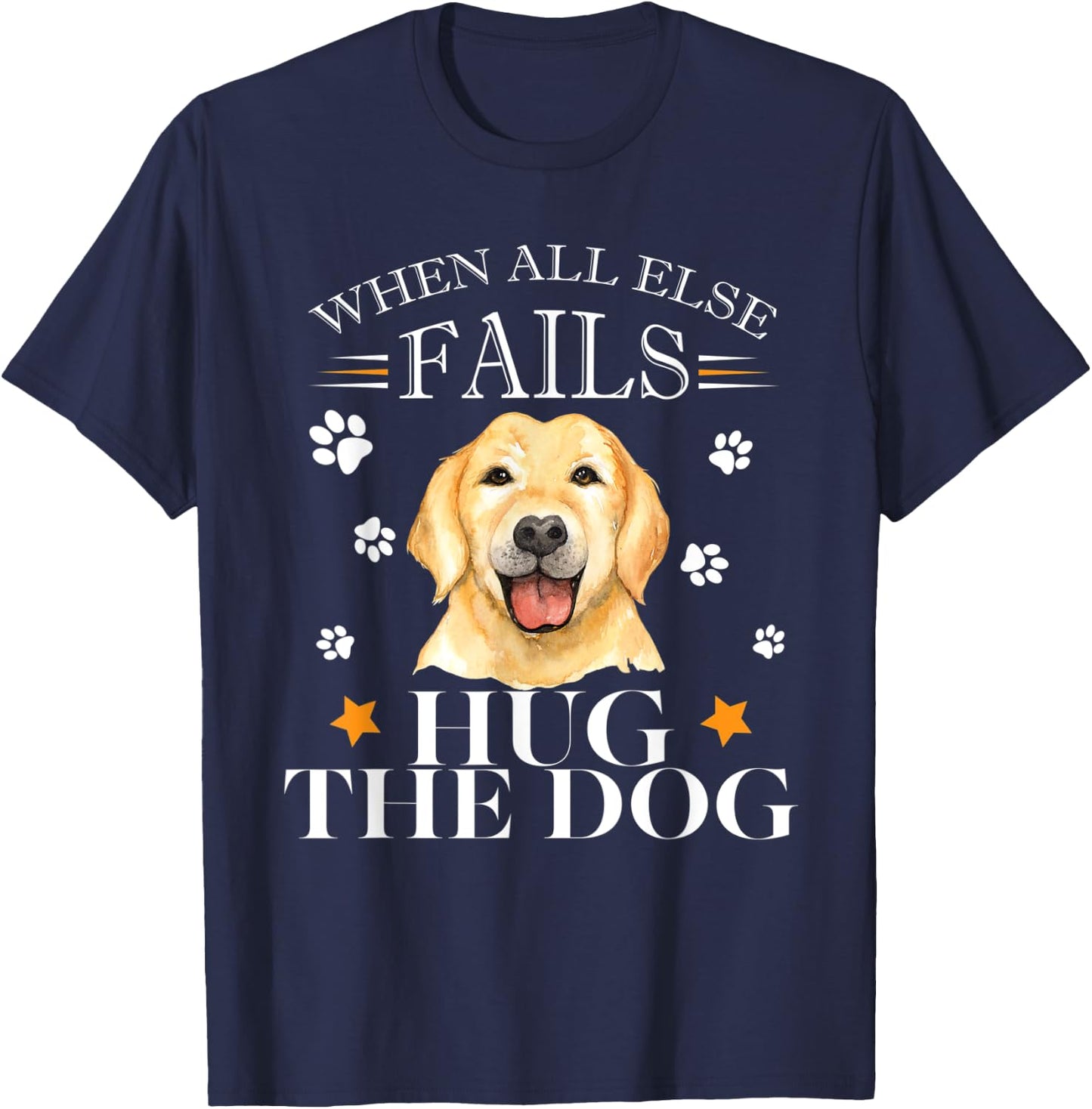 Yellow Labrador Retriever Dog Gift Love Dogs Labs Women Kids T-Shirt - T-Shirt | Navy