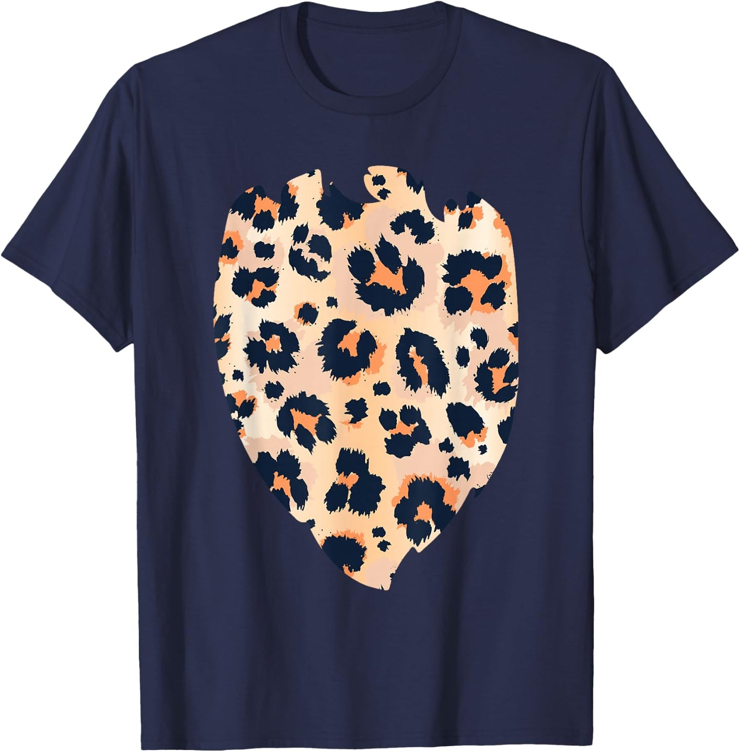 Children's DIY Costume Cheetah Belly Costume Boys Girls Child , brown, 80 T-Shirt - T-Shirt | Navy