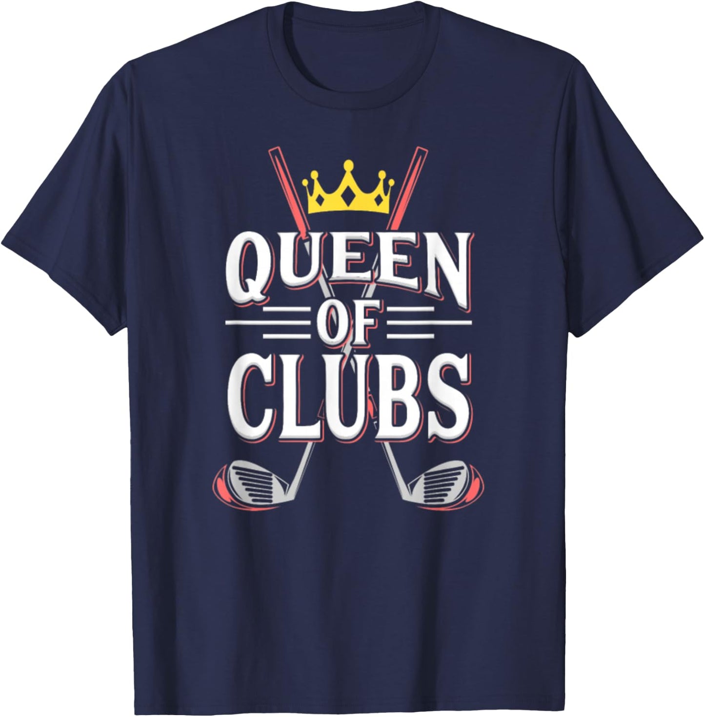 Queen Of Golf Club T-Shirt - T-Shirt | Navy