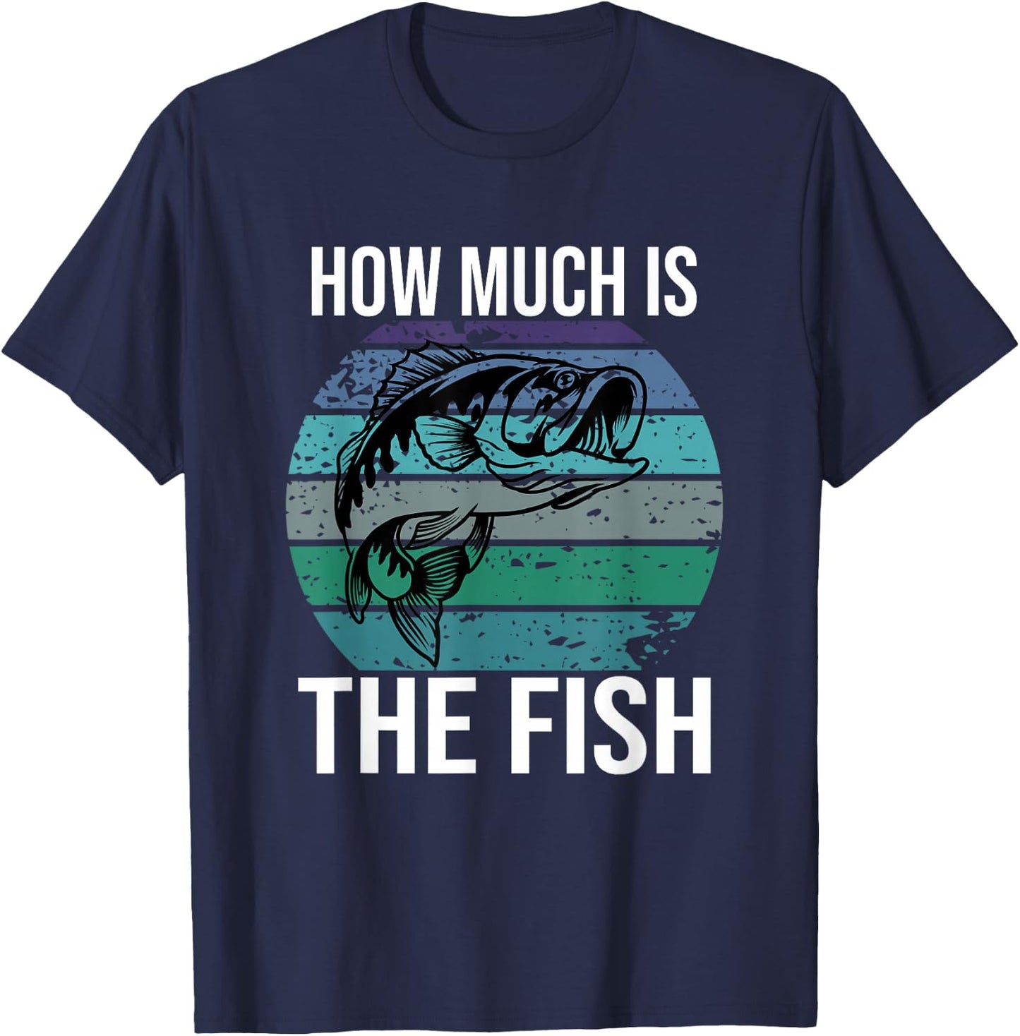How much is the Fish , black T-Shirt - T-Shirt | Navy