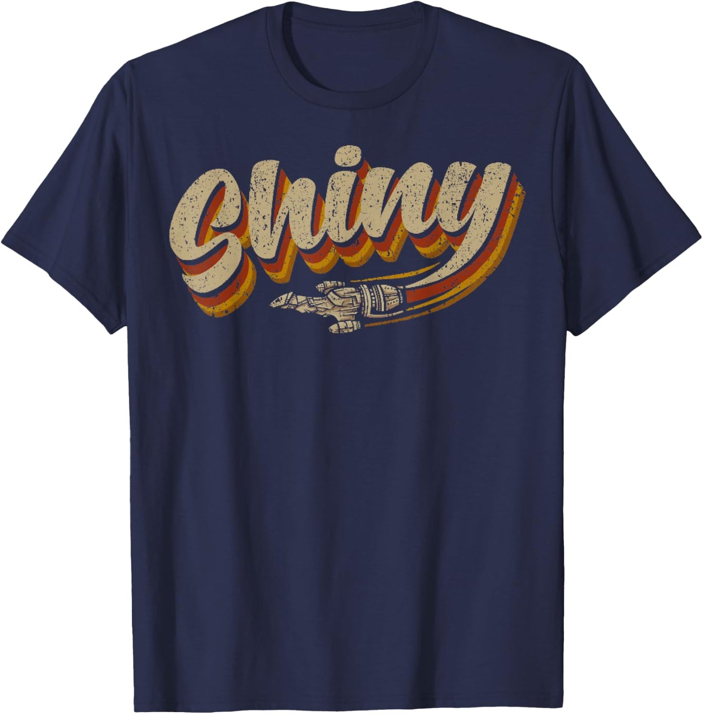 Vintage Shiny Since 2002 Firefly Serenity T-Shirt - T-Shirt | Navy