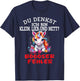 Du Denkst Ich Bin Klein Lieb Und Nett Cute Funny Unicorn , black T-Shirt - T-Shirt | Navy
