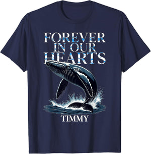 Timmy Wal Ostsee Buckelwal Team Hope Free In Our Hearts 2026 T-Shirt - T-Shirt | Navy