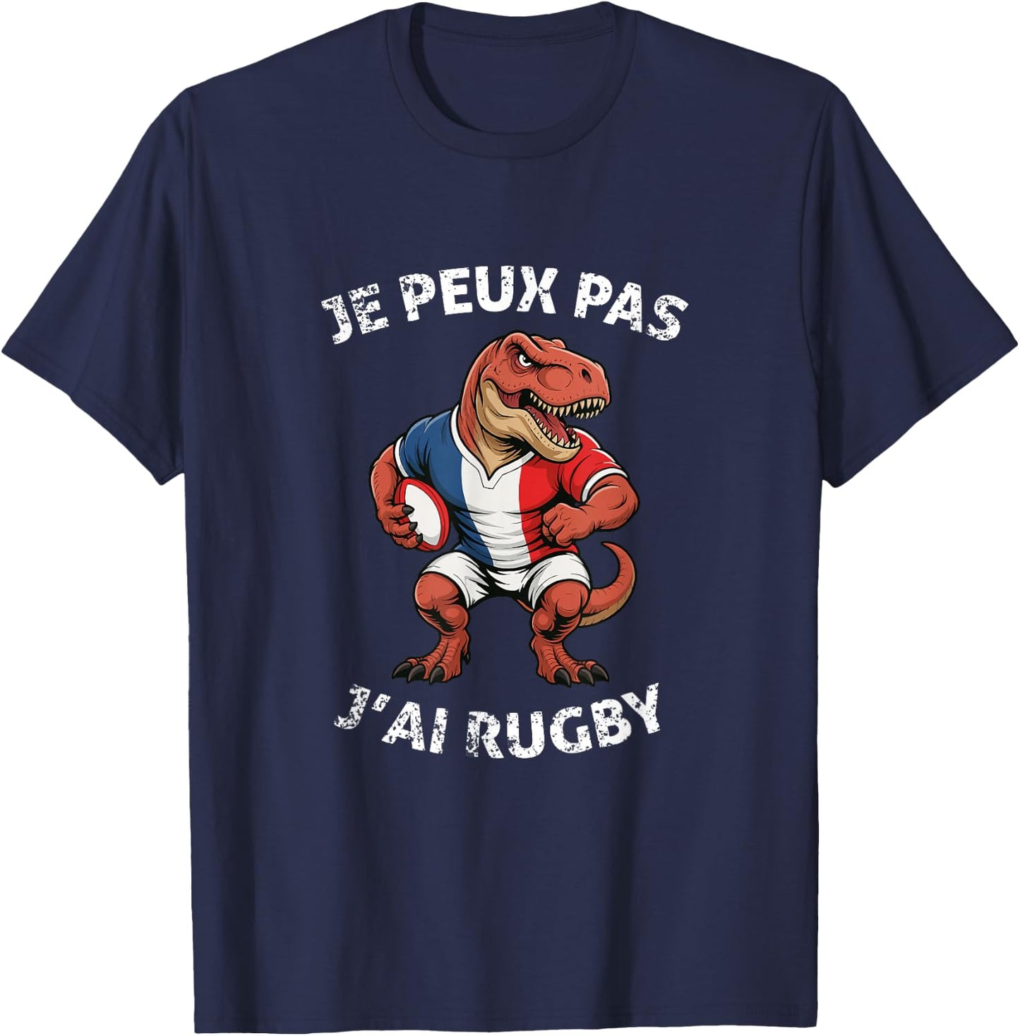 Je Peux Pas J'ai Rugby Player Rugby Lovers Sport Rugby T-Shirt - T-Shirt | Navy
