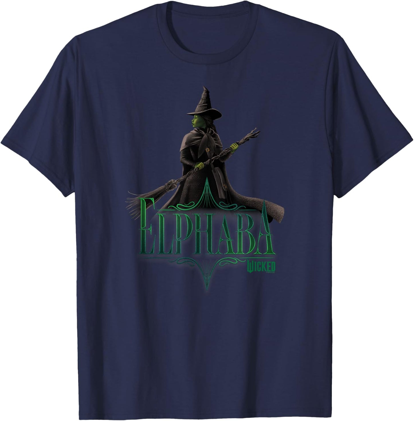 Wicked Elphaba Defying Pose , black T-Shirt - T-Shirt | Navy