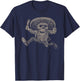 Ripple Junction Day of the Dead Guy T-Shirt - T-Shirt | Navy