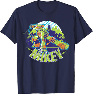 Teenage Mutant Ninja Turtles Michaelangelo Mikey T-Shirt - T-Shirt | Navy