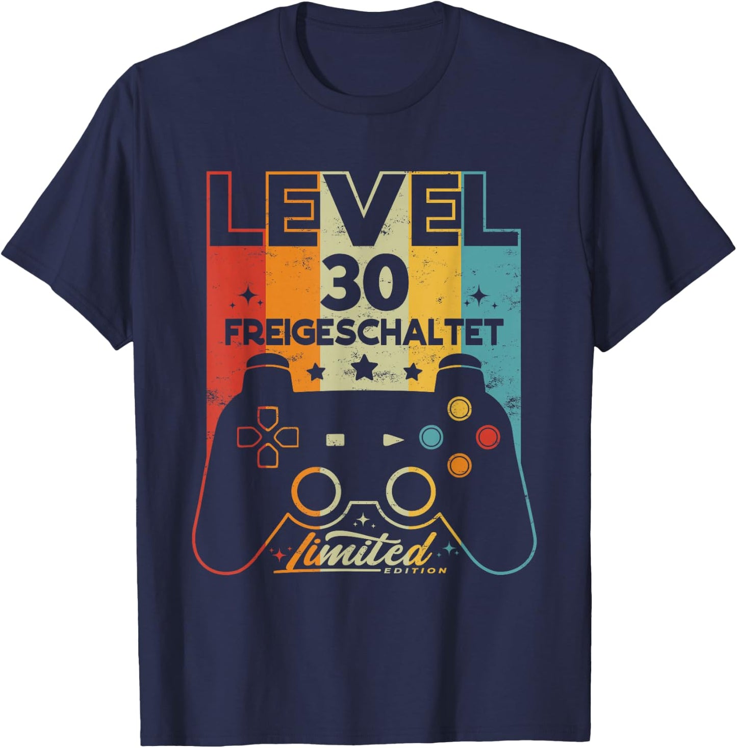 1992 Geboren 30th Birthday Gamer Men's Women's Vintage 1992 , black, s T-Shirt - T-Shirt | Navy