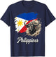 Philippines Flag Carabao Filipino Pride Design T-Shirt - T-Shirt | Navy