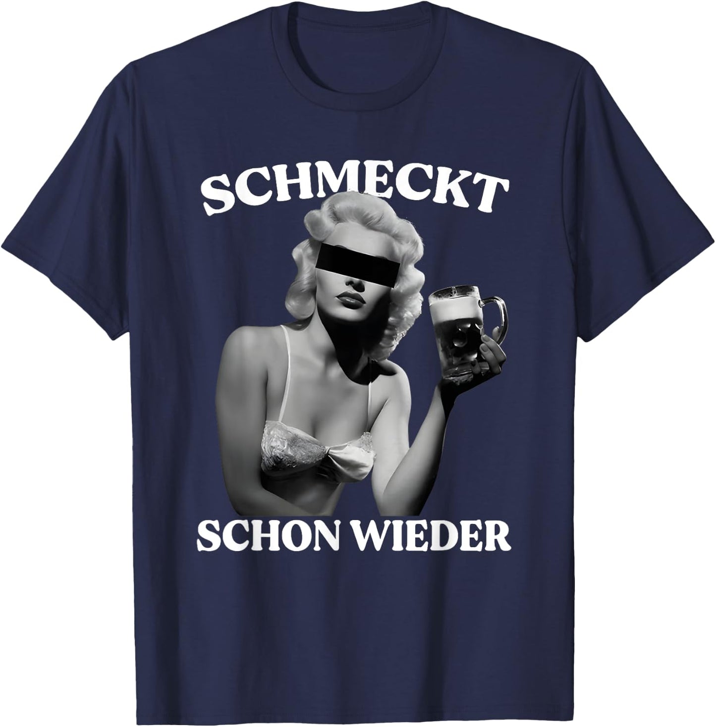 Schmeckt Schon Wieder T-Shirt - T-Shirt | Navy