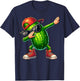Dabbing Pickle Dancing Cucumber Lover Funny Pickle T-Shirt - T-Shirt | Navy