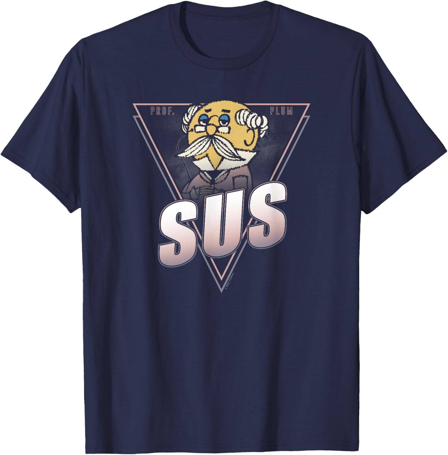 Clue Professor Plum SUS Poster T-Shirt - T-Shirt | Navy