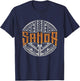 Samoa Family Pride Polynesian Warrior Tatau Samoan Flag T-Shirt - T-Shirt | Navy