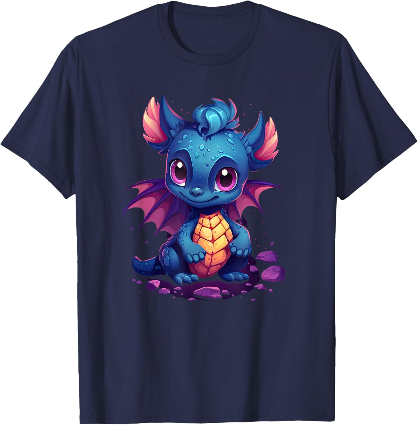 Cute Dragon funny Dragon lover baby T-Shirt - T-Shirt | Navy