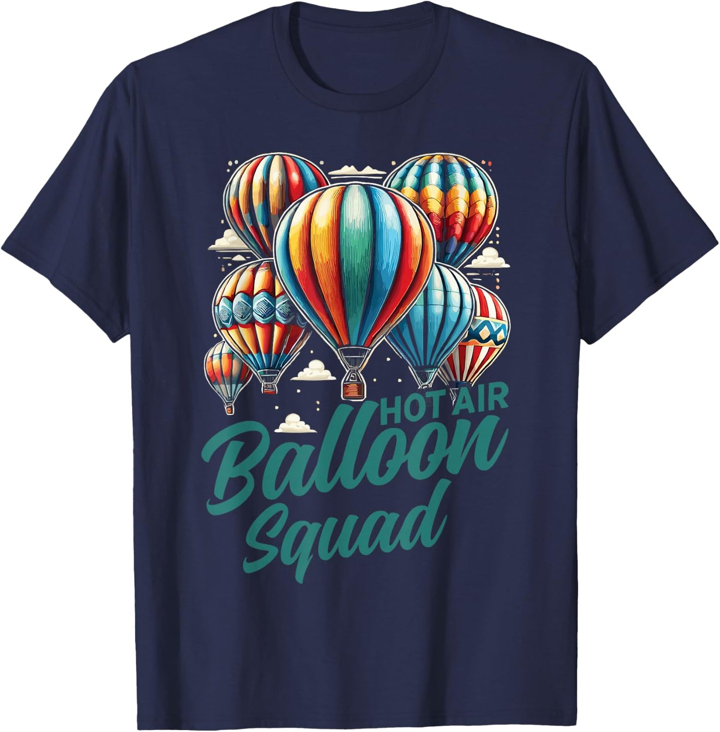 Hot Air Ballon Squad Hot Air Balloon T-Shirt - T-Shirt | Navy