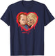 Chucky & Tiffany Bleeding Heart T-Shirt - T-Shirt | Navy