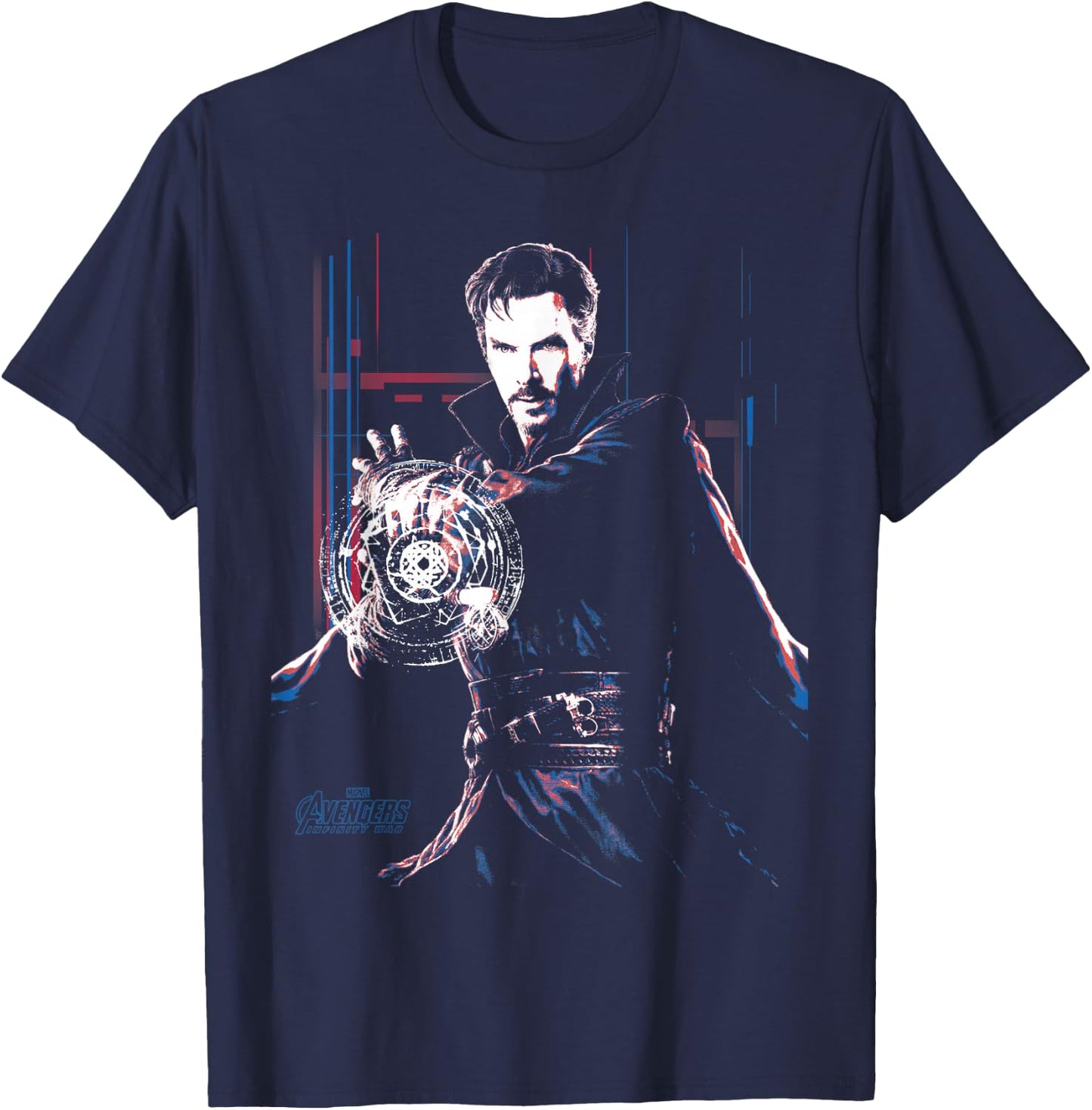 Marvel Avengers: Infinity War Doctor Strange Dark Portrait T-Shirt - T-Shirt | Navy