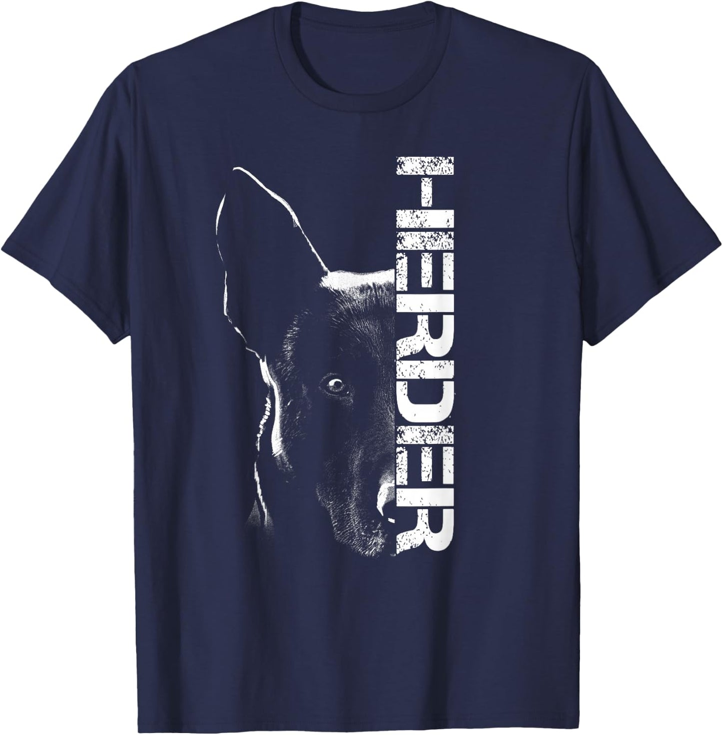Herder Holländischer Schäferhund Hollandse Herdershond T-Shirt - T-Shirt | Navy