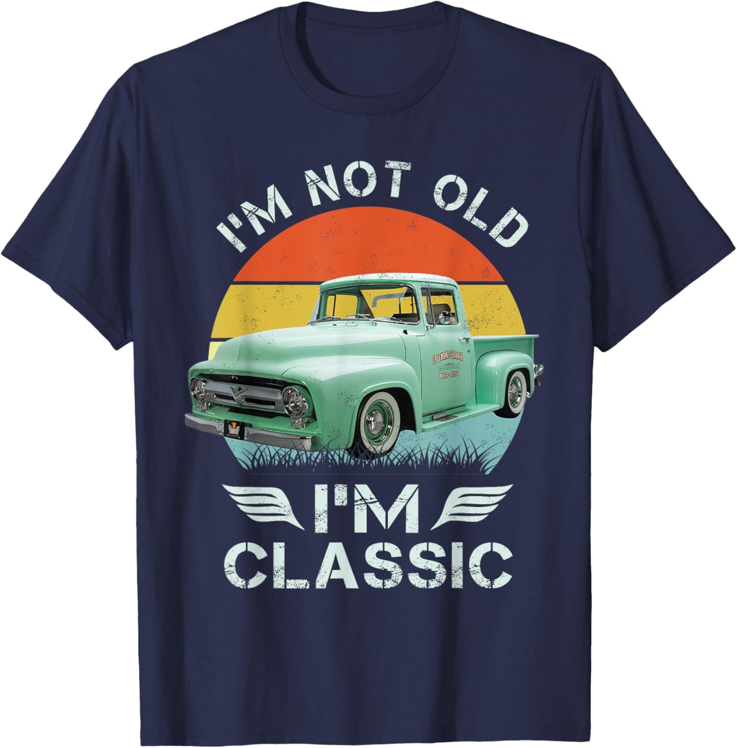 1955 1956 Classic F100 T-Shirt - T-Shirt | Navy