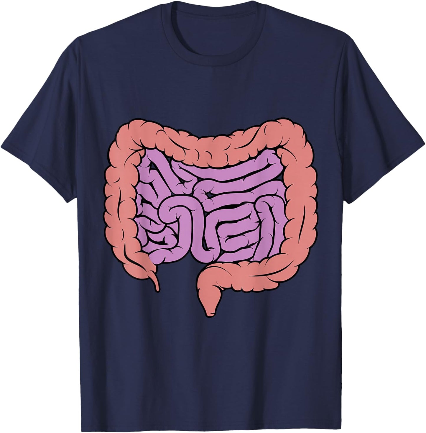 Schéma du système digestif intestinal T-Shirt - T-Shirt | Navy