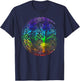 Mandala Moon Chakra Tree of Life T-Shirt - T-Shirt | Navy