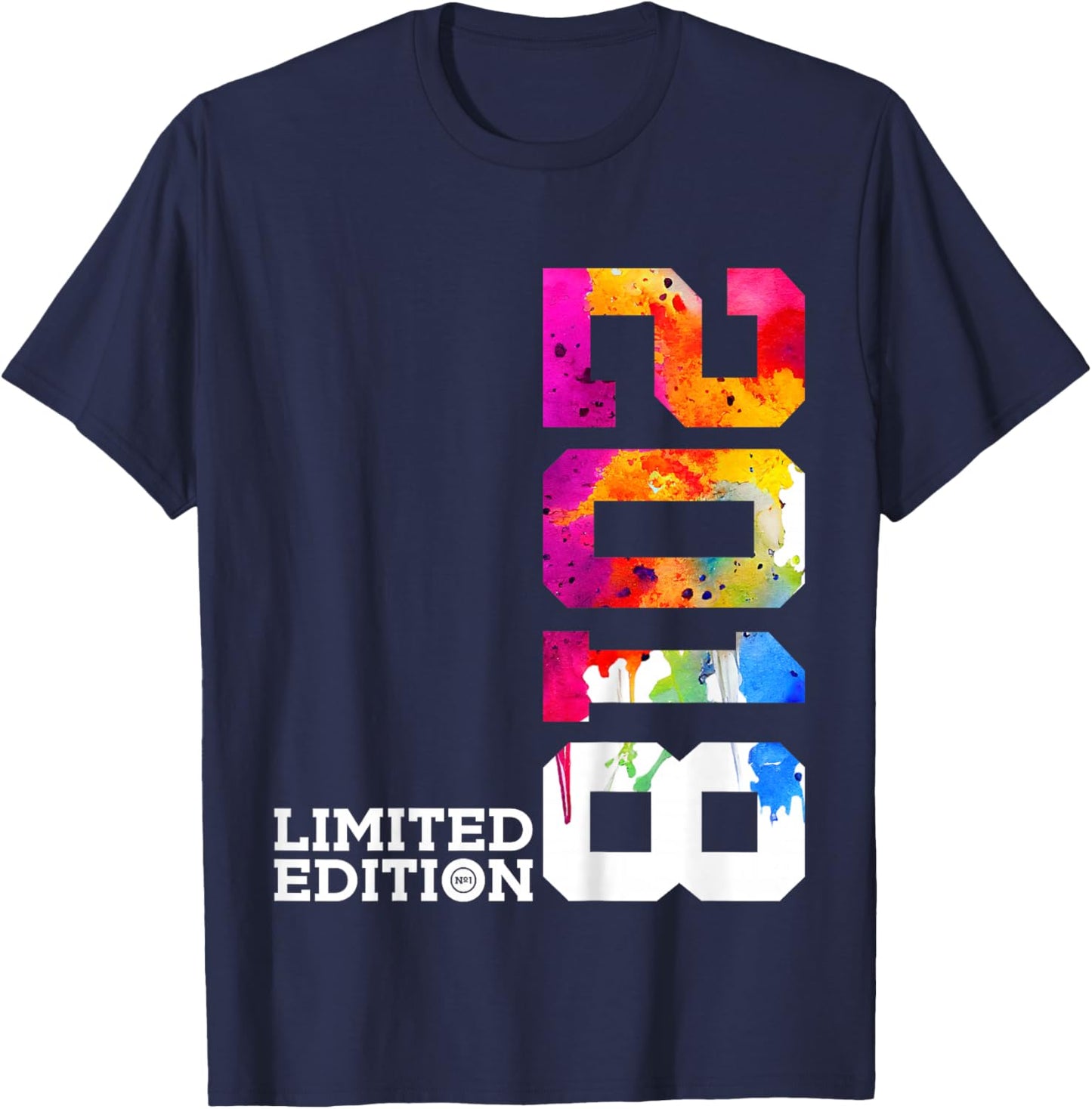 Kids 6 Years 6th Birthday Limited Edition 2018 , black T-Shirt - T-Shirt | Navy