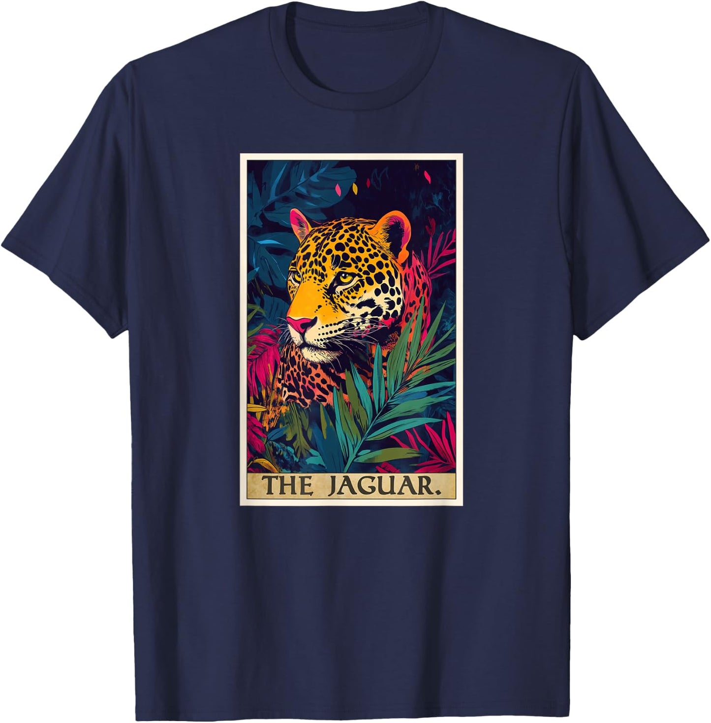 Jaguar Animal T-Shirt - T-Shirt | Navy