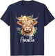 Cow Auntie Birthday Family Matching from niece or nephew T-Shirt - T-Shirt | Navy