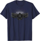 Black Raven T-Shirt - T-Shirt | Navy