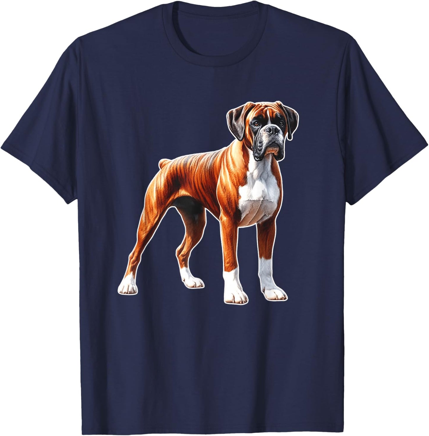 Boxer Dog T-Shirt - T-Shirt | Navy