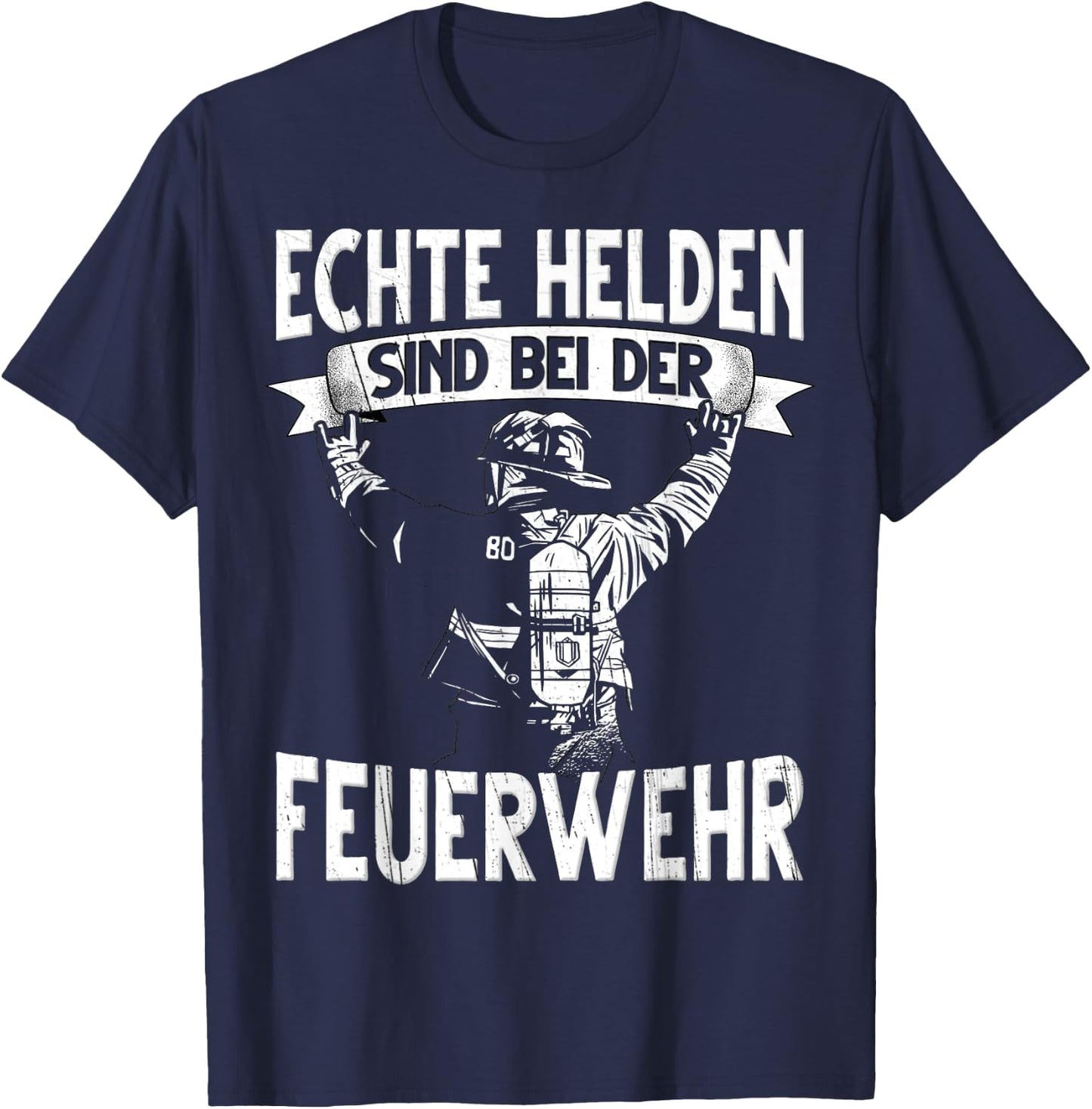 Fire Brigade , black T-Shirt - T-Shirt | Navy